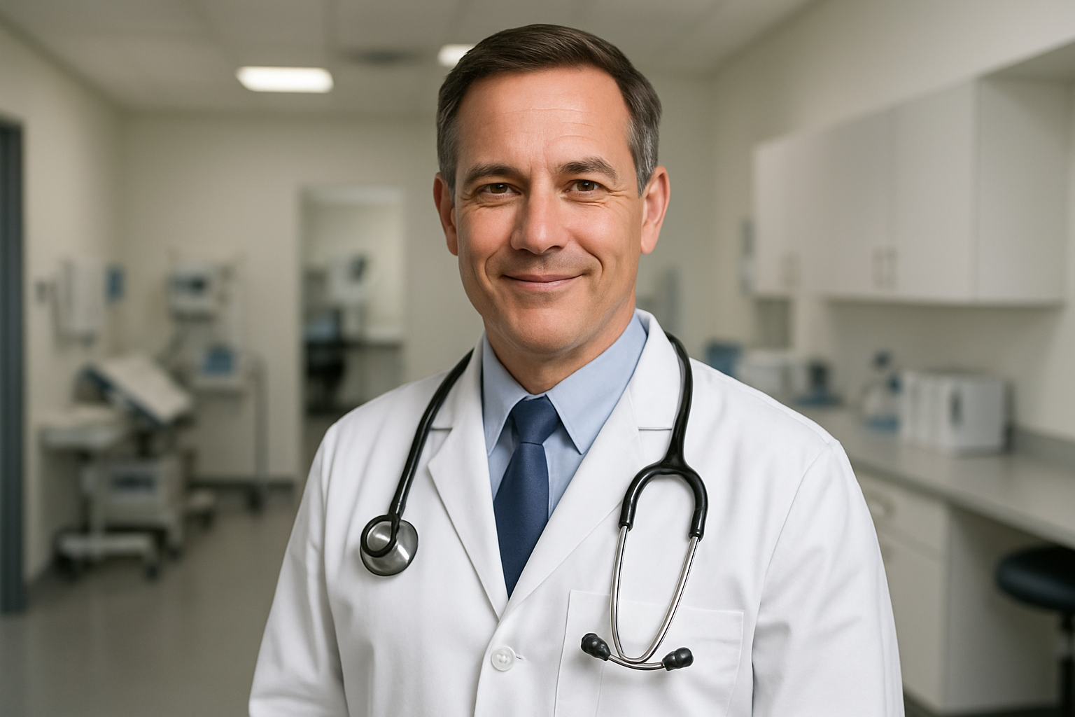 a doctor with a stethoscope